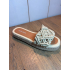 Khaki ibiza slippers